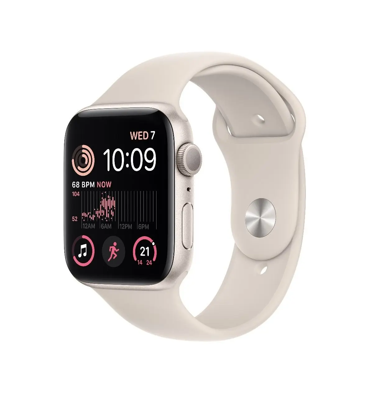 Apple Watch SE 2nd Gen GPS 40mm Smartwatch with Retina Display, Fitness & Heart Rate Monitor – Starlight Aluminum Case - Image 2